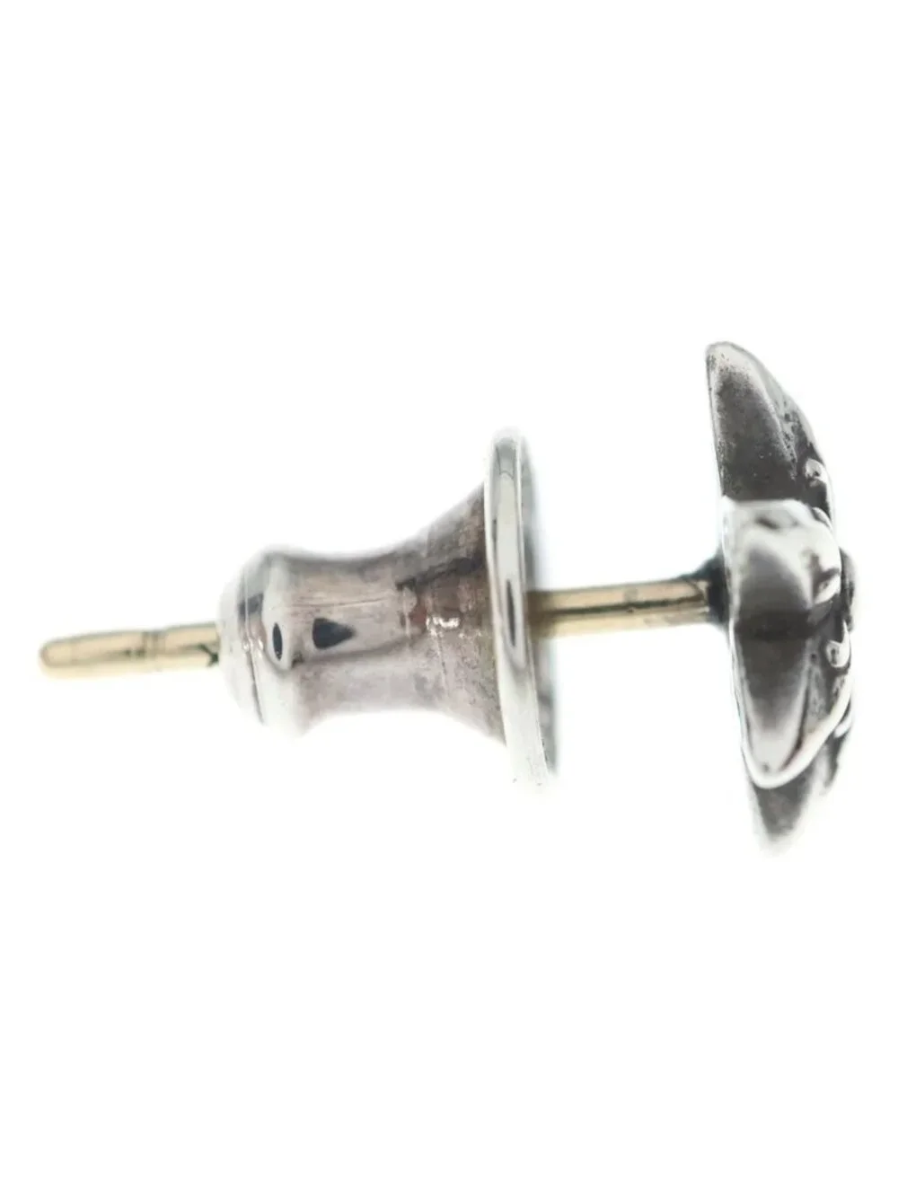 Chrome Hearts CO Star Stud Earrings Silver